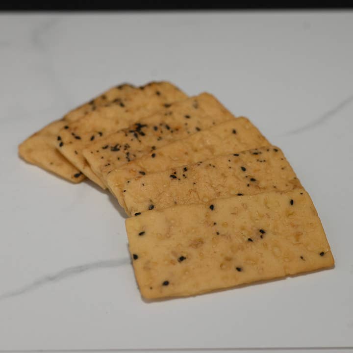 Just Dough It! Fake Foods – wholesale Decorative tabletop object – Fake Multi Grain Rectangle Crackers - Set of 6