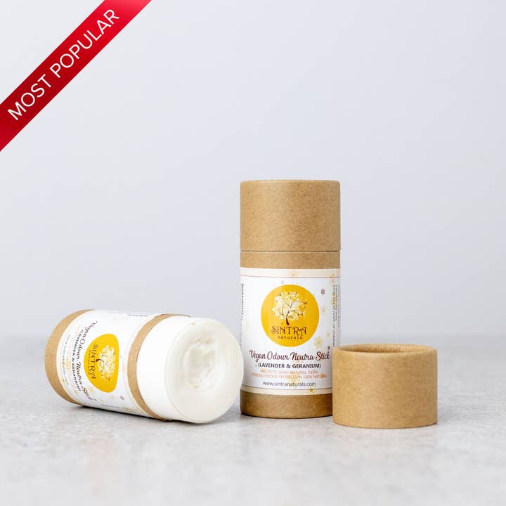 Vegan Odour Neutra Stick Lavender and Geranium for wholesale by sintra naturals