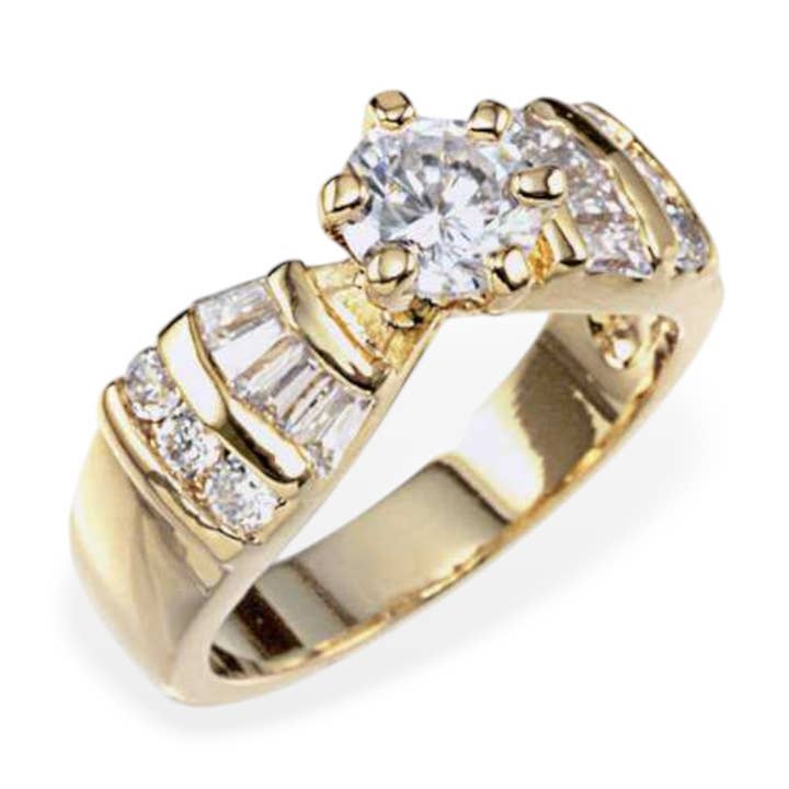 CZ Cubic Zirconia Ring for wholesale by Rope & Spurs