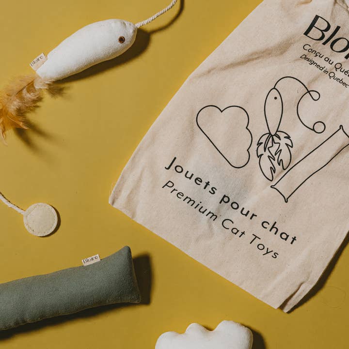 White Cat Toy Bundle - Indoor Fishing for wholesale on Faire0