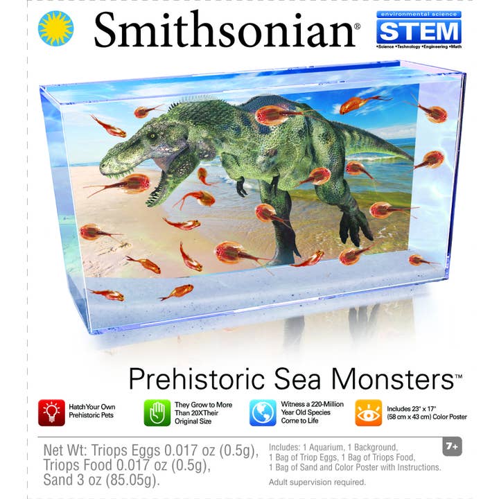 Toysmith - Wholesale Classic Toy - Kids - Smithsonian Prehistoric Sea Monsters Set1