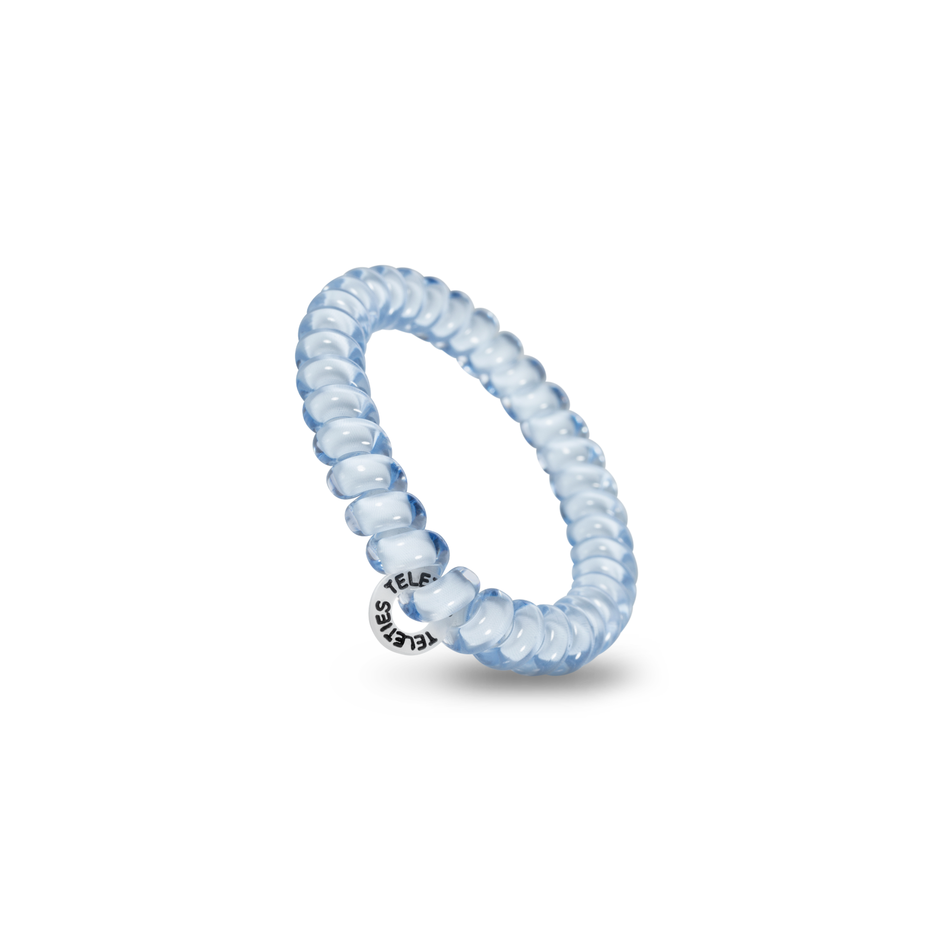 TELETIES – Elástico para cabelo - Mulher por atacado – Bobinas de cabelo em espiral | Pequenas | Laços de cabelo em ganga lavados2