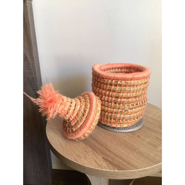 marrakeshop - Wholesale Basket - Moroccan Handwoven Berber Pot Basket19