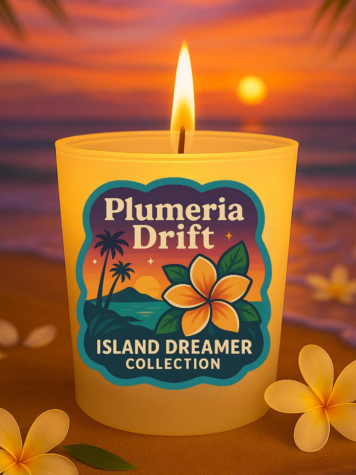 Bougie Parfumée Plumeria Drift pour la vente par Ohanale