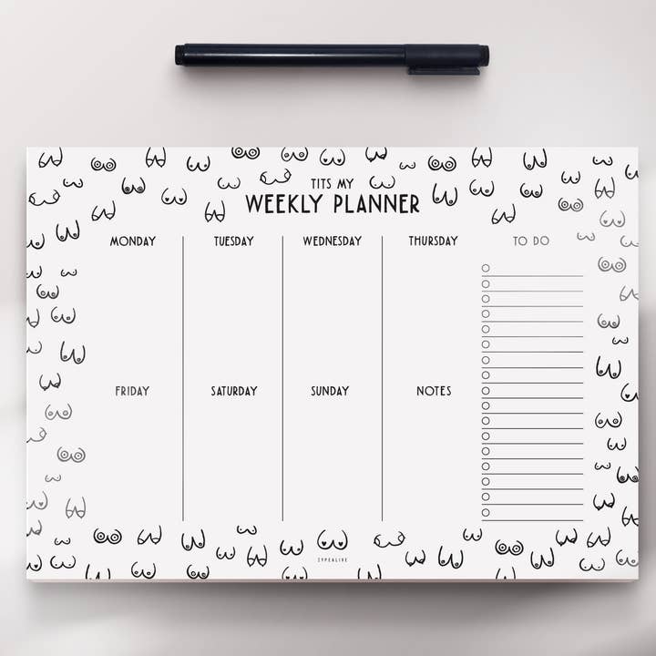typealive - Wholesale Planner - Weekly planner/Tits My1