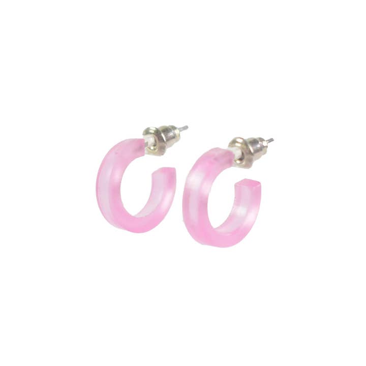 The Paper Dress – wholesale Hoop earrings – Colorful Lightweight Acrylic Hoop Earrings25