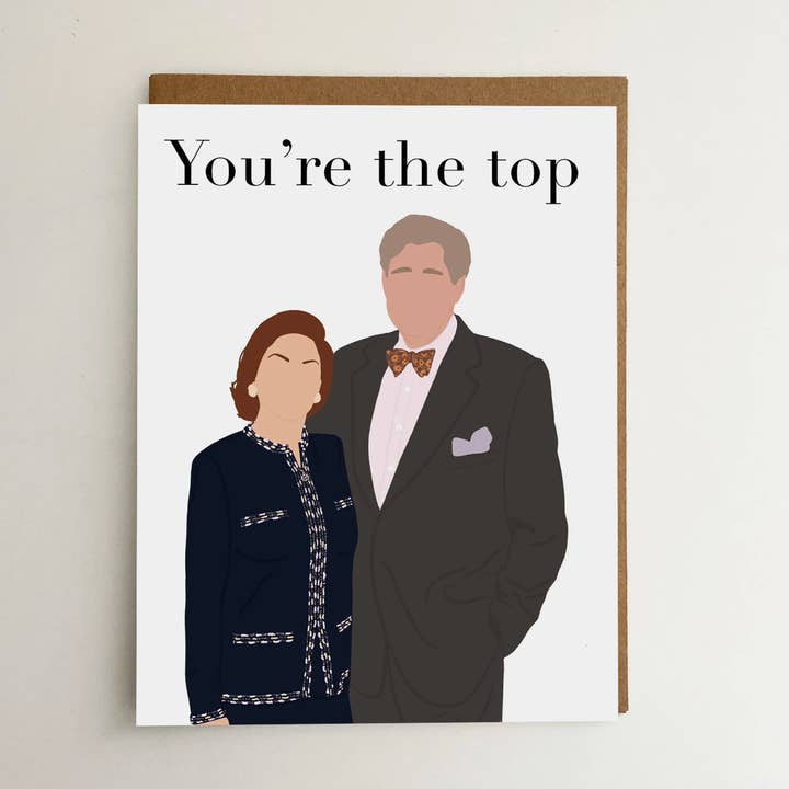 Emily & Richard Gilmore Card | Gilmore Girls Greeting Card for wholesale by Smar Art