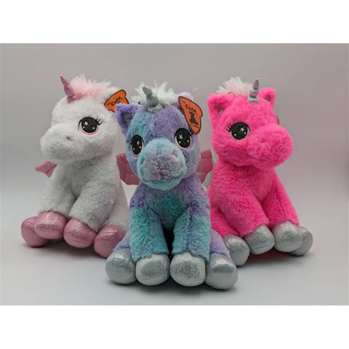 TSJJ - Wholesale Stuffed/Plush Toy - Kids & Baby - Unicorn 3 Assortments 25 cm0