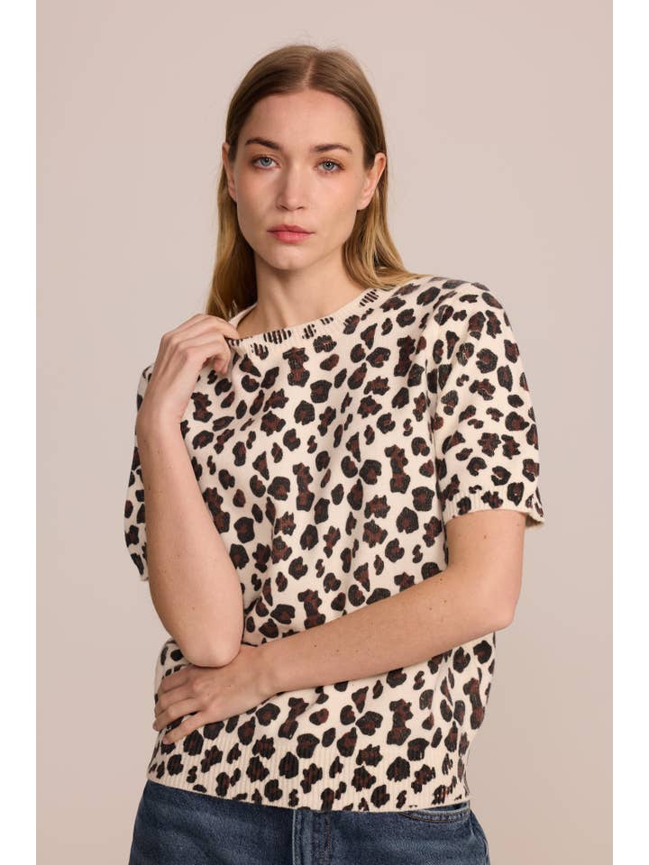 LUCCE – Großhandel Bluse – Damen – Leopardenmuster-Oberteil