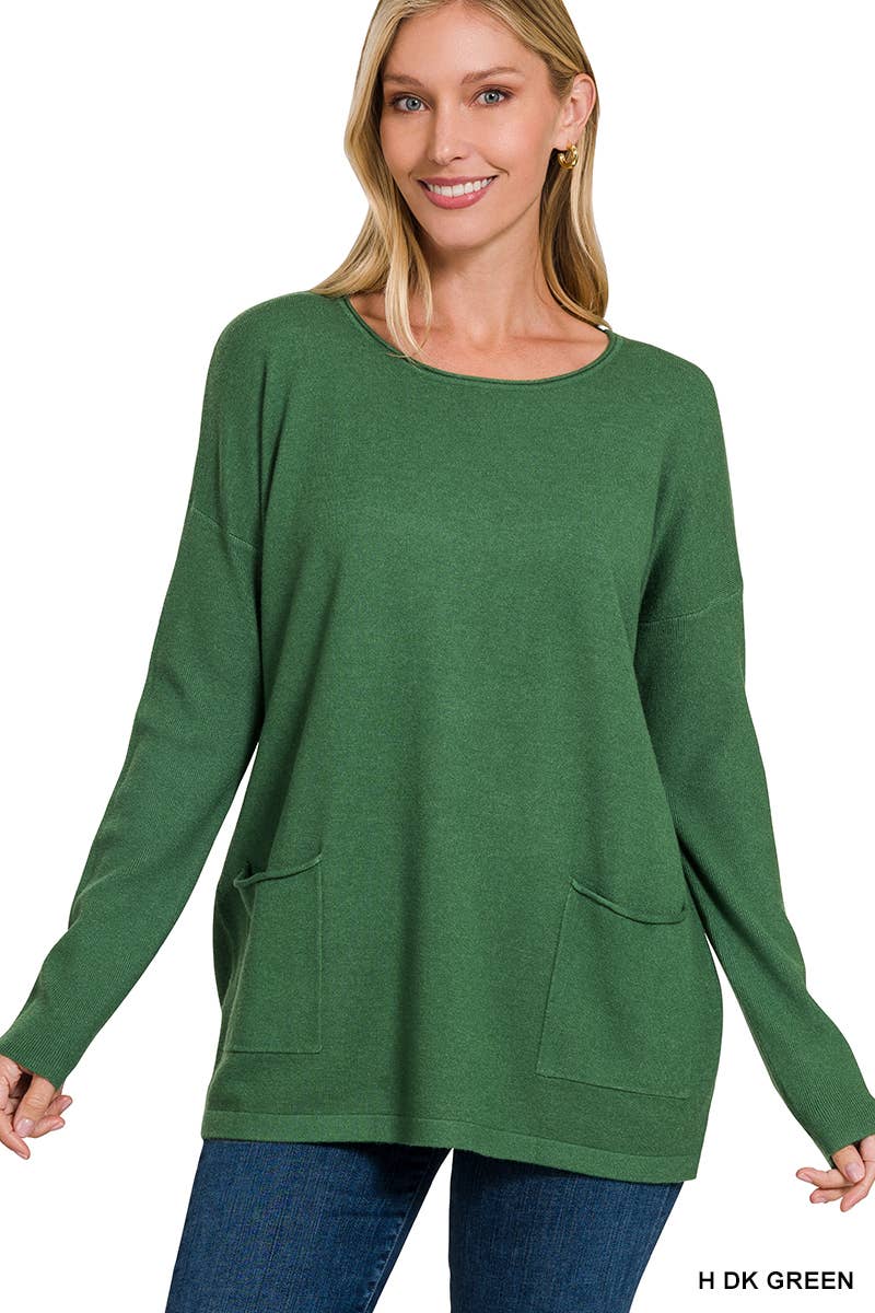 Vanilla Monkey – wholesale Tunikatröja - Dam – Viskos Frontfickor Tröja4