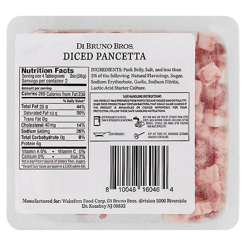 Di Bruno Bros. - Wholesale Pork - Diced Pancetta2