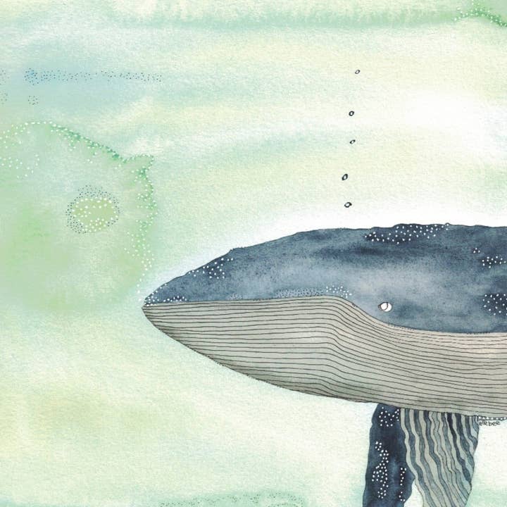 Carte de vœux « Bubbles » pour la vente par Elle Bee Art Studio