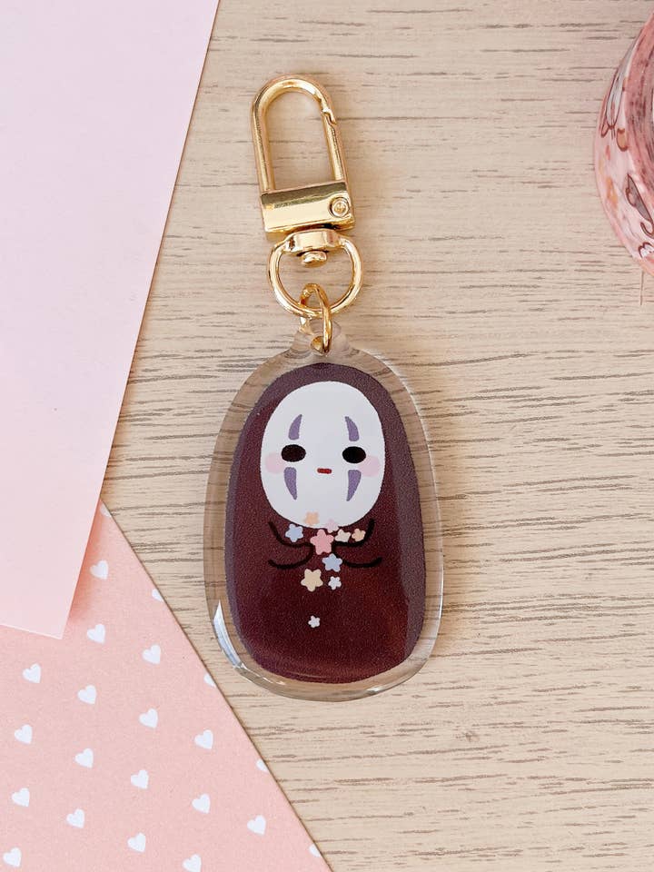 Studio Ghibli: No face Keychain for wholesale by Cherry Rabbit
