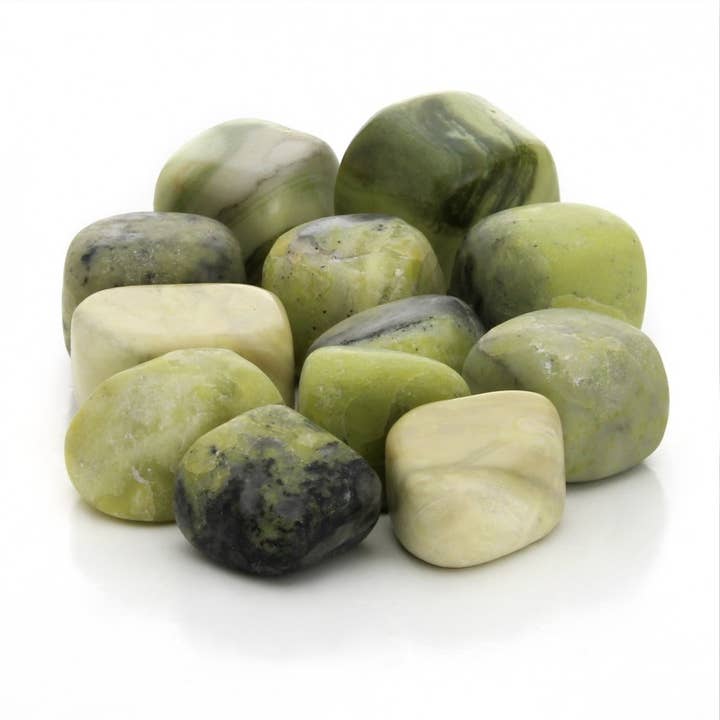 UniArt - Wholesale Spiritual Stone/Crystal - Serpentine – Tumbled Stones (200 Grams)
