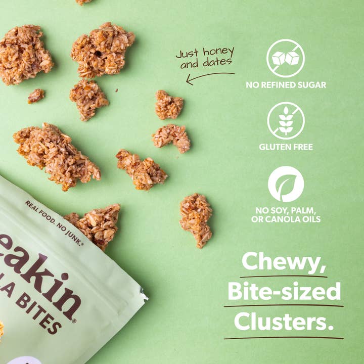 Breakin Snacks - Wholesale Granola - Coconut Almond: Chewy Granola Bites (10pk)2