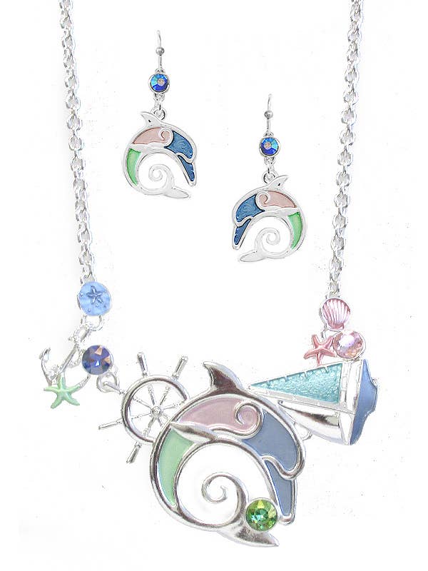 ( V509 ) NECKLACE SET for wholesale by Jewelry Max