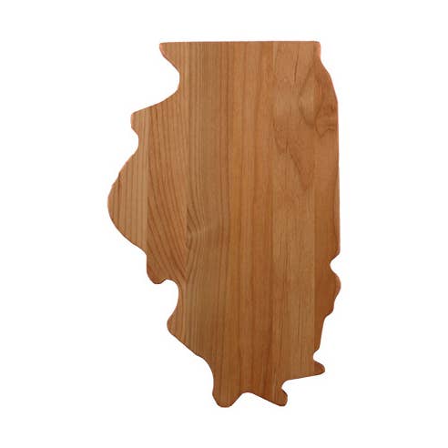 Planche de service Illinois State avec couteau à fromage pour la vente par Out of the Woods of Oregon