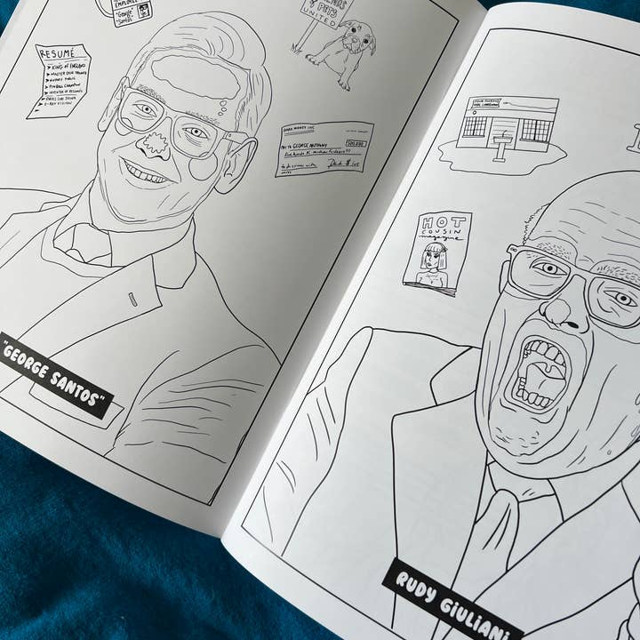 Chaos Engine (formerly Eyedot Creative) – Livro para colorir - Adulto por atacado – Bem-vindo ao Big Flop: Livro para Colorir de Palhaços Conservadores2