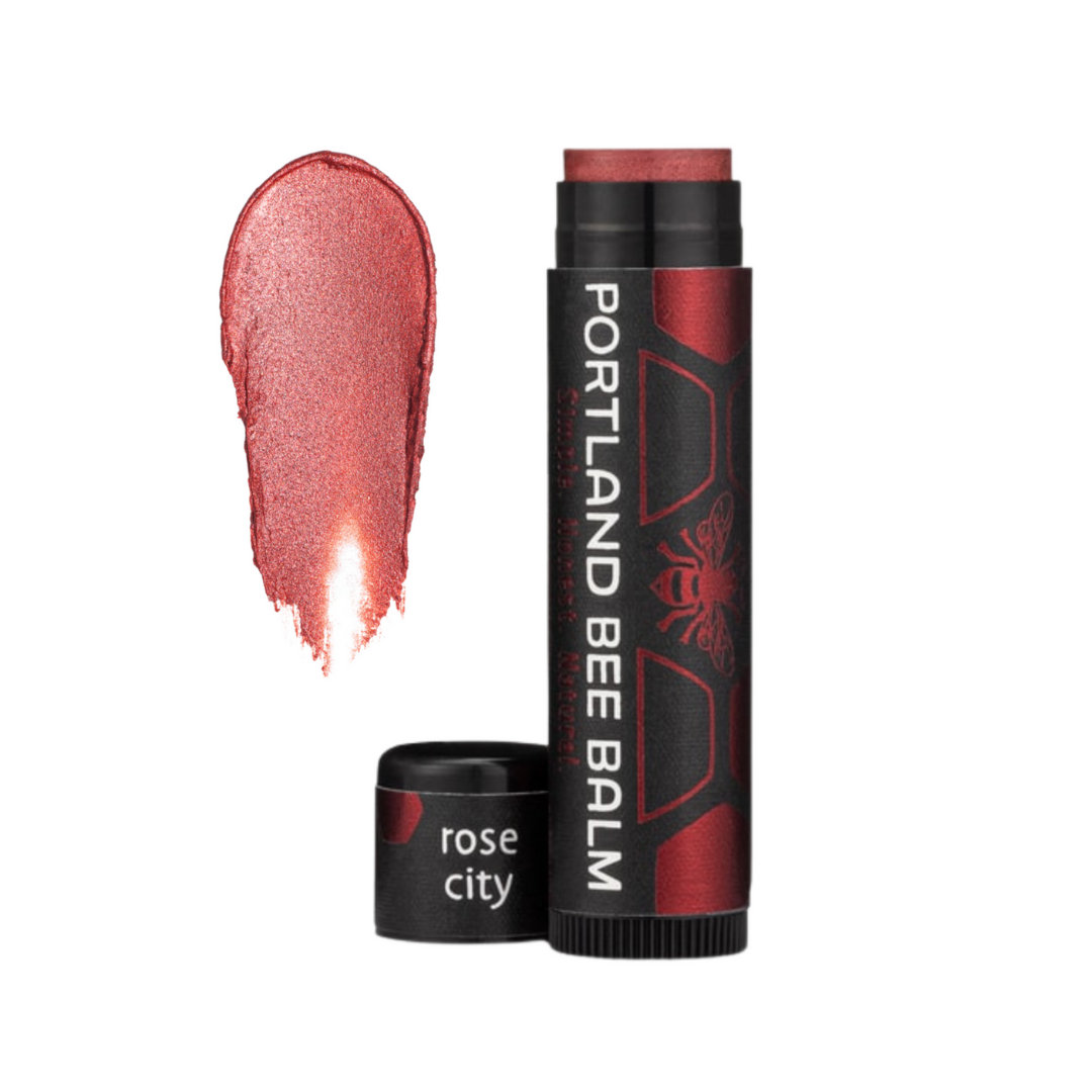 Portland Bee Balm - Wholesale Lip Balm - Rose City Tinted Beeswax Lip Balm Display – 24-Count3