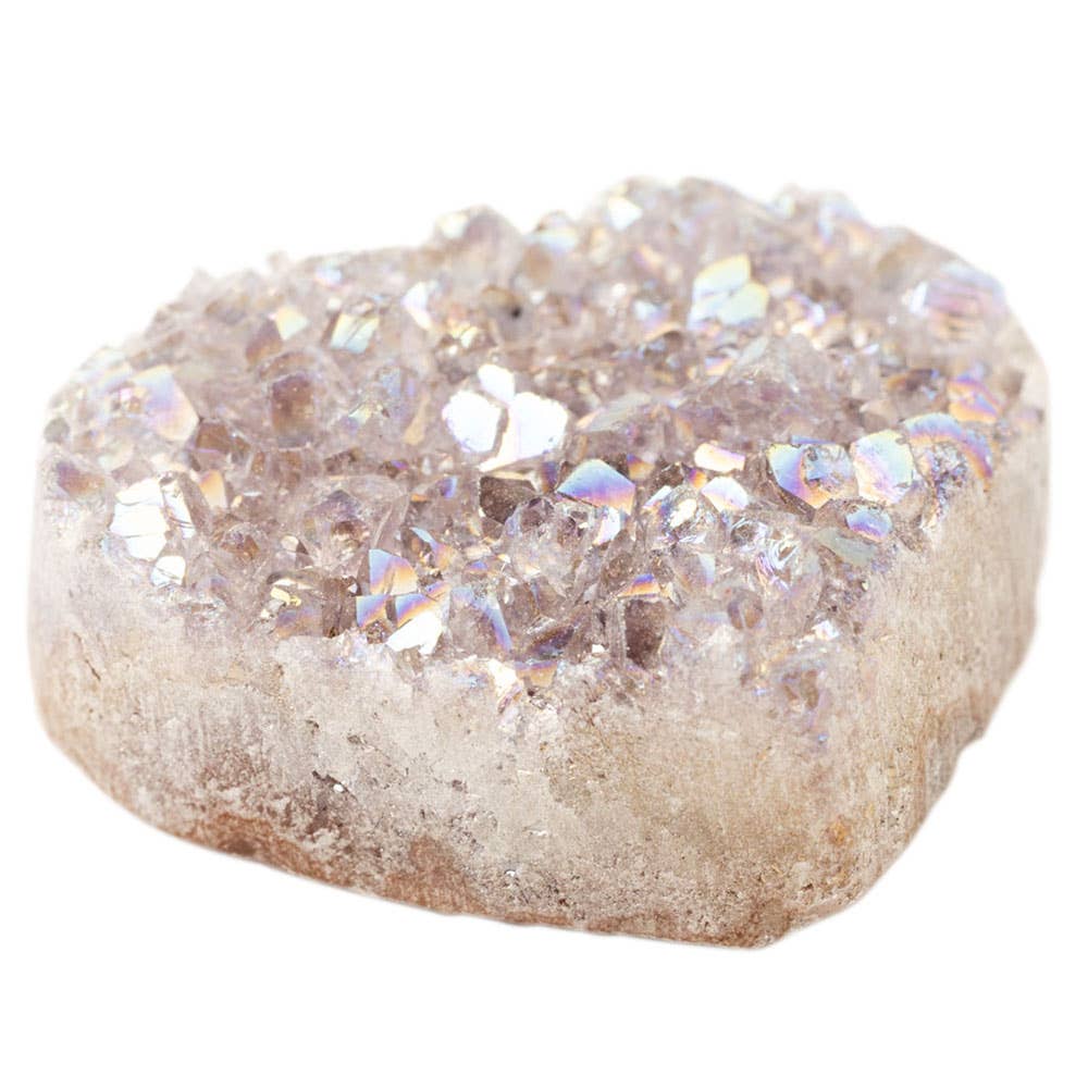 Benjamin International - Wholesale Spiritual Stone/Crystal - AMETHYST DRUZY HEART-PEARLY1