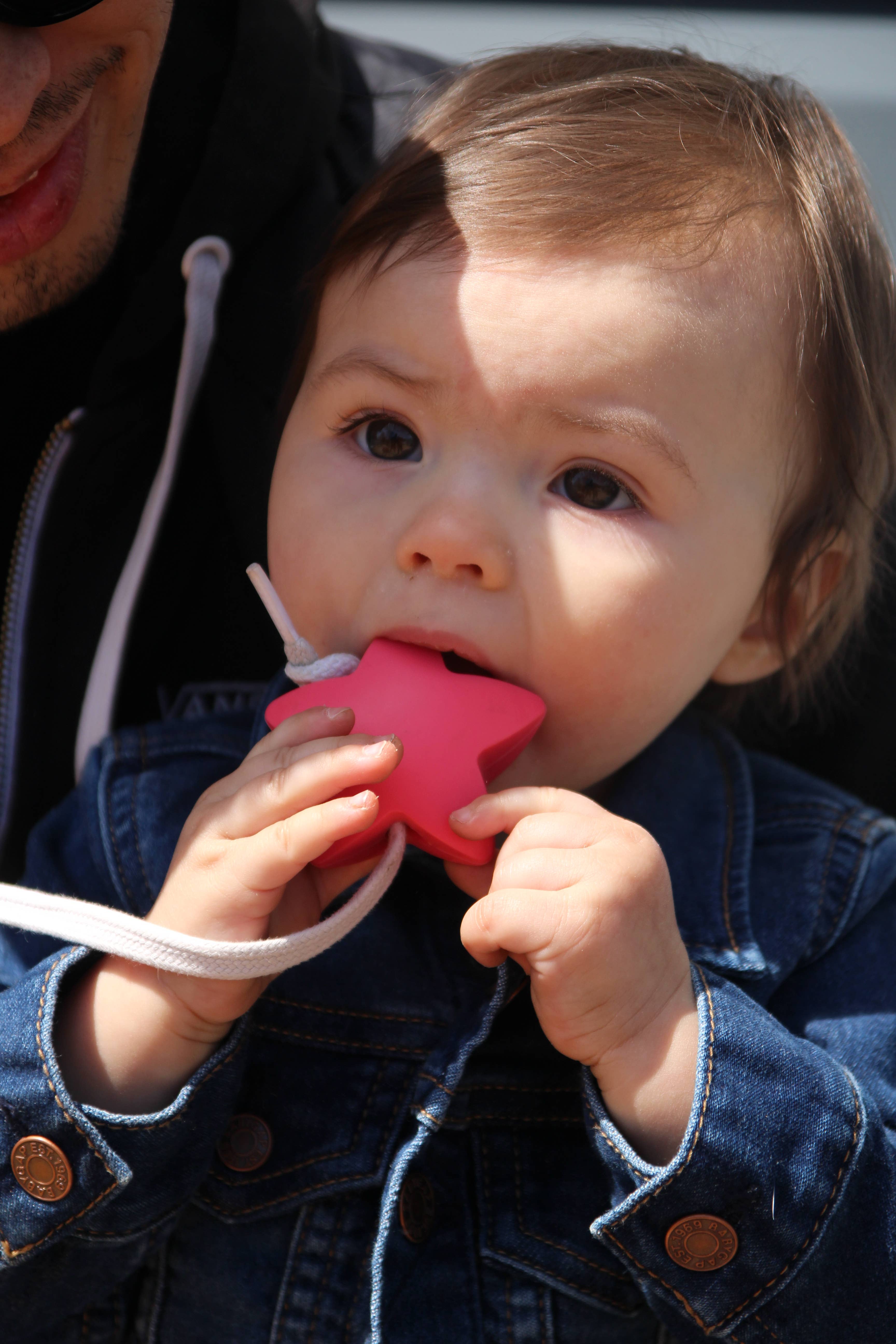 Hoodie Chew Chew - Wholesale Teether (Not Clip-On) - Baby - Father's Day Gift / Sensory & Fidget Toy / Teether (Star)5