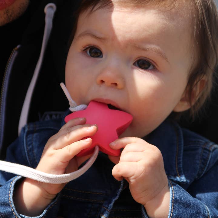 Hoodie Chew Chew - Wholesale Teether (Not Clip-On) - Baby - Father's Day Gift / Sensory & Fidget Toy / Teether (Star)5