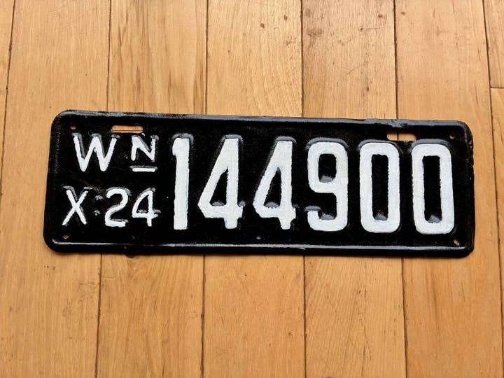 1924 Repainted Washington State License Plate for wholesale by RusticPlates