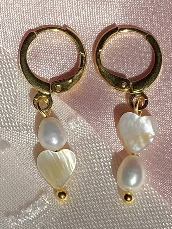 Asymmetrical Heart Pearls for wholesale by Lil Things Shop