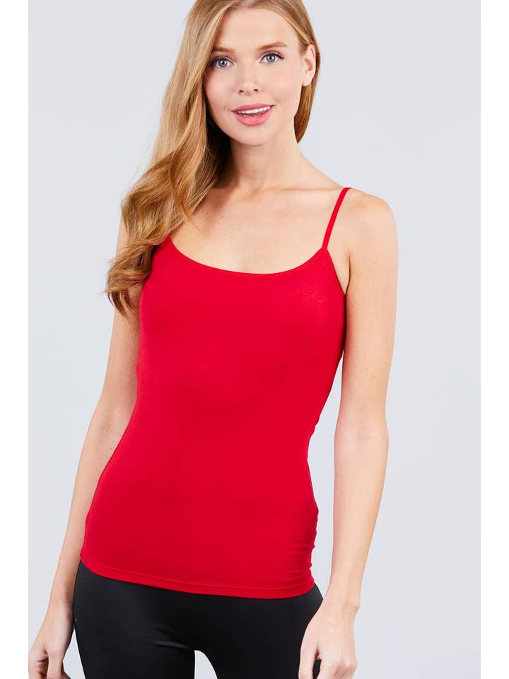 Vanilla Monkey - Wholesale Camisole - Women's - Spaghetti Straps Cropped Cami Top2