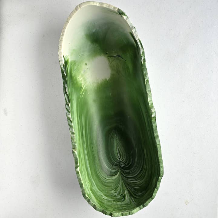 Gibb & Daan - Wholesale Serve Bowl - Large Resin Trough - Entryway Catchall - Decorative Bowl26