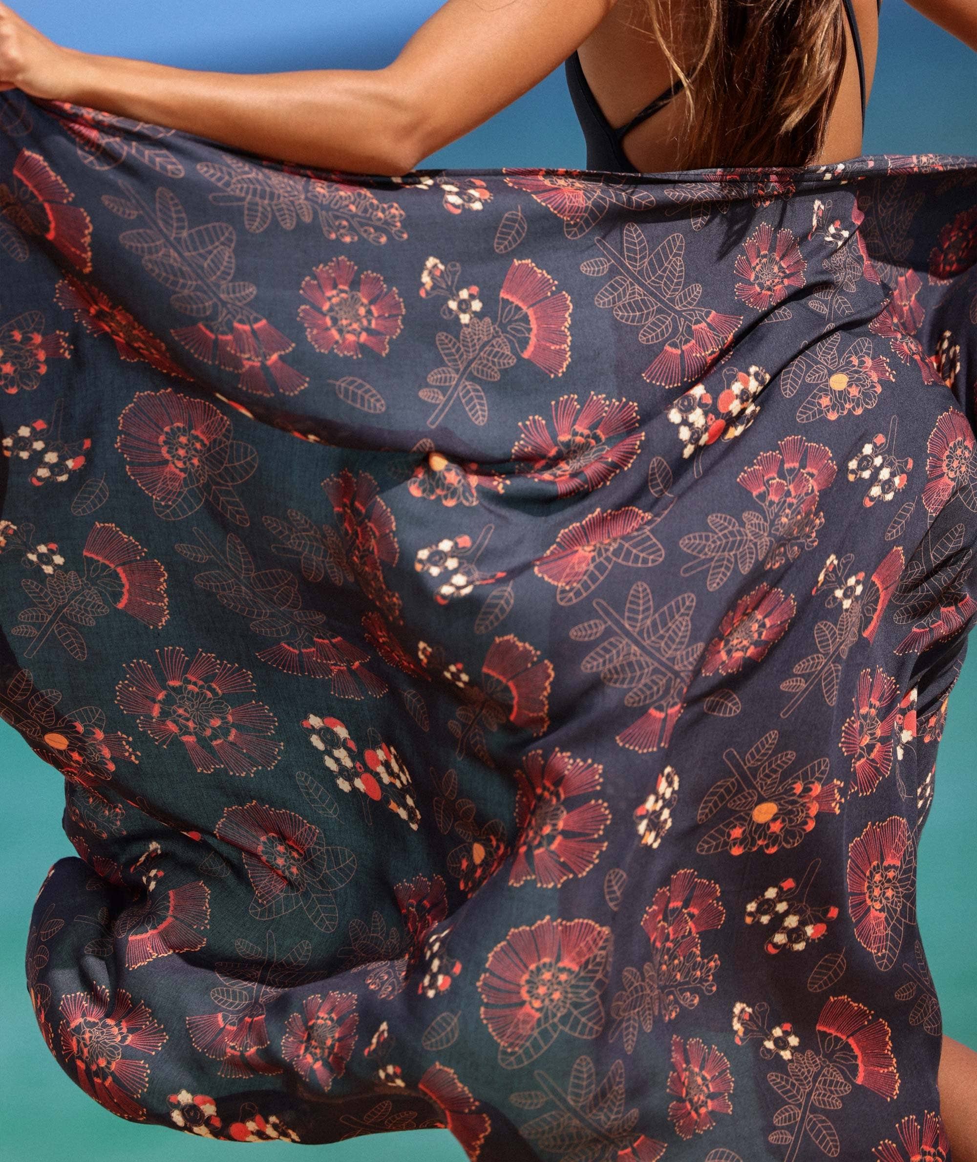 Tag Aloha Co. - Wholesale Swim Cover Up - Women's - ‘Ōhi‘a Lehua Pareo2