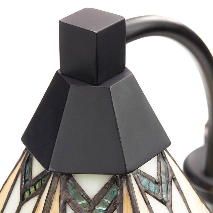 River of Goods - Wholesale Accent/Desk Lamp - 21''H Bryant Prairie Style Stained Glass Table Lamp 10