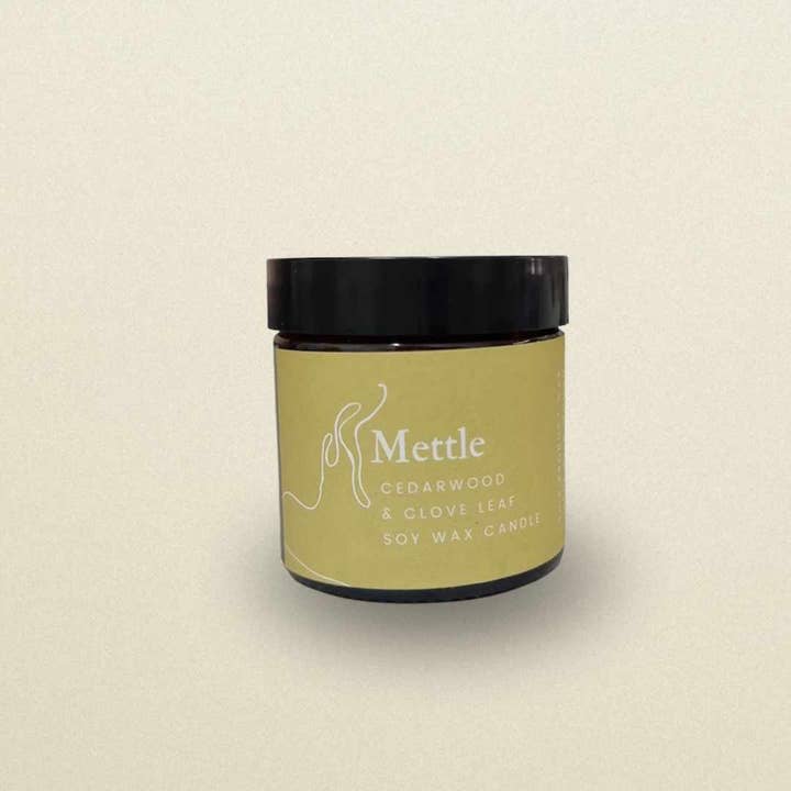Mettle Women Inc. - Wholesale Jar/filled candle - Cedarwood & clove leaf soy wax candle1