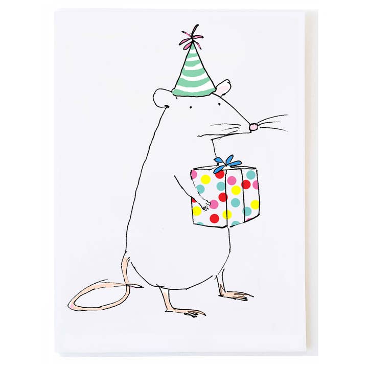 mollyOcards - Wholesale Birthday Card - Rats Belated Birthday