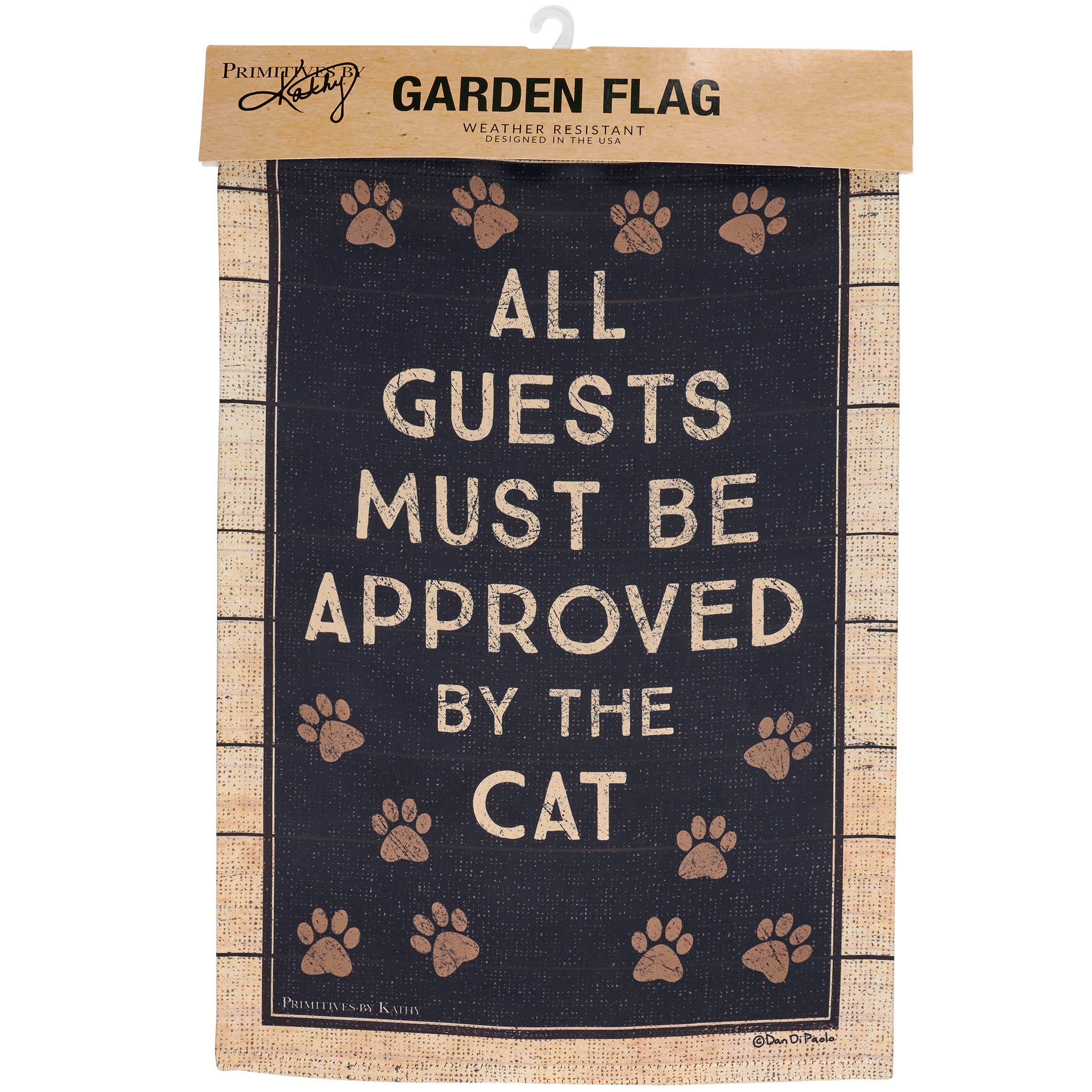 Primitives by Kathy - Wholesale Flag - Approved By Cat Garden Flag2