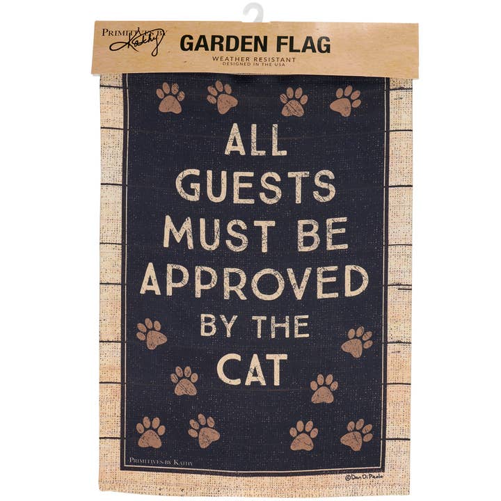Primitives by Kathy - Wholesale Flag - Approved By Cat Garden Flag2