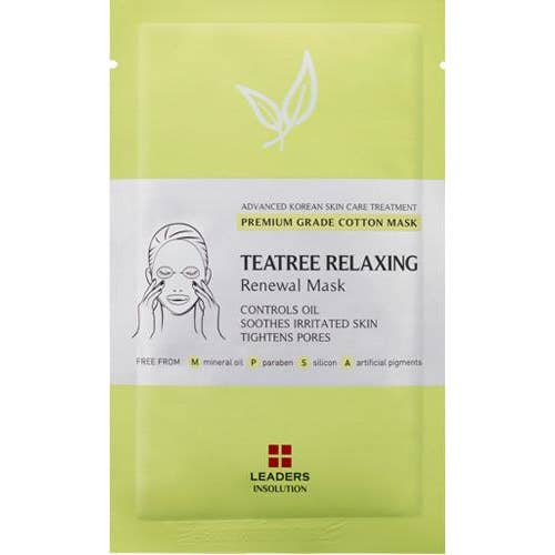 Leaders Insolution Tea Tree Relaxing Renewal Mask for wholesale by Leaders Cosmetics USA