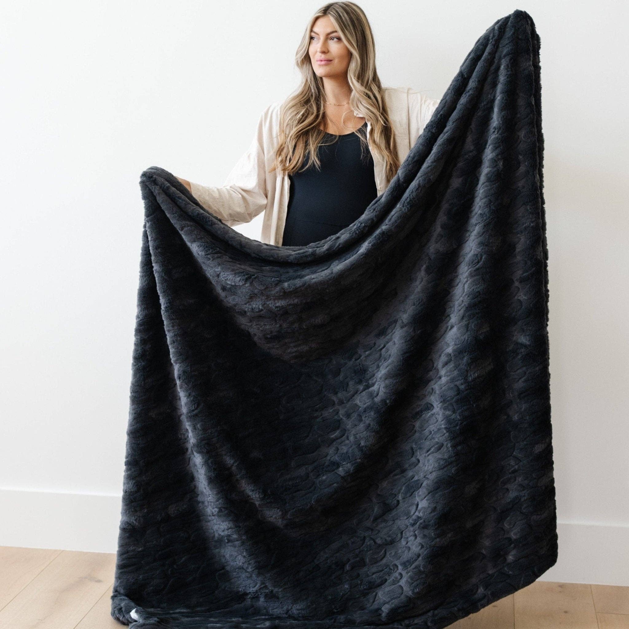 Saranoni - Wholesale Throw Blanket - PATTERNED FAUX FUR XL THROW BLANKETS15