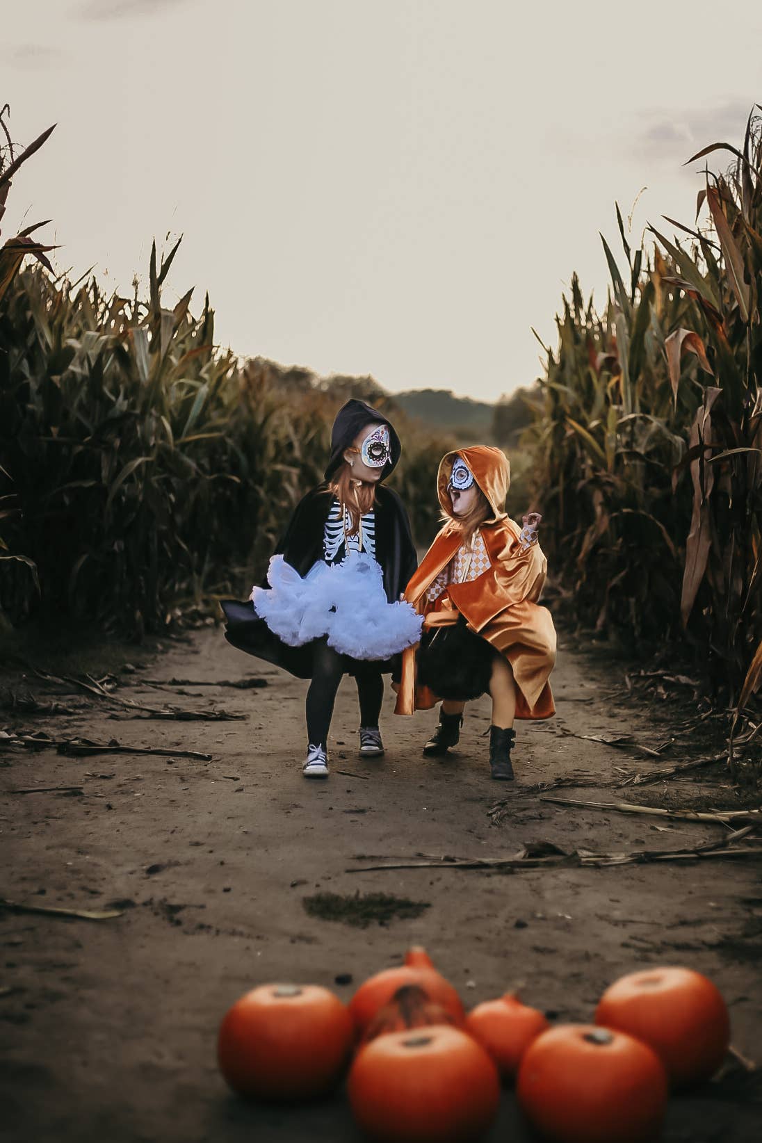 Moi Mili - Wholesale Costume - Kids - Skull mask "Black halloween"1