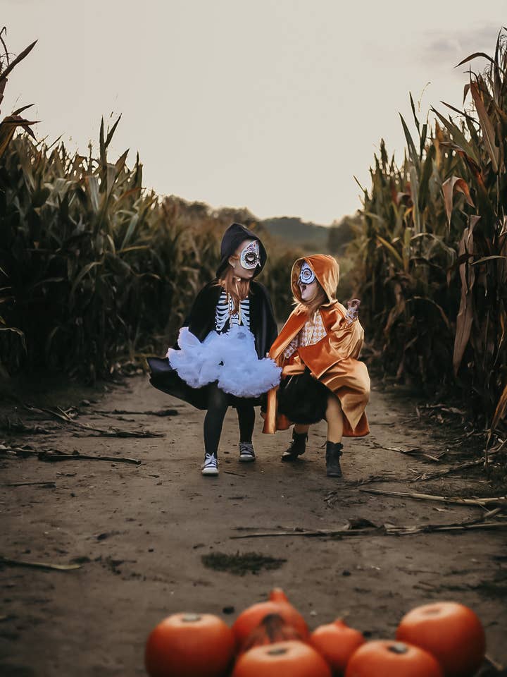 Moi Mili – Engroshandel Udklædning – Børn – Skull maske «Black halloween»1