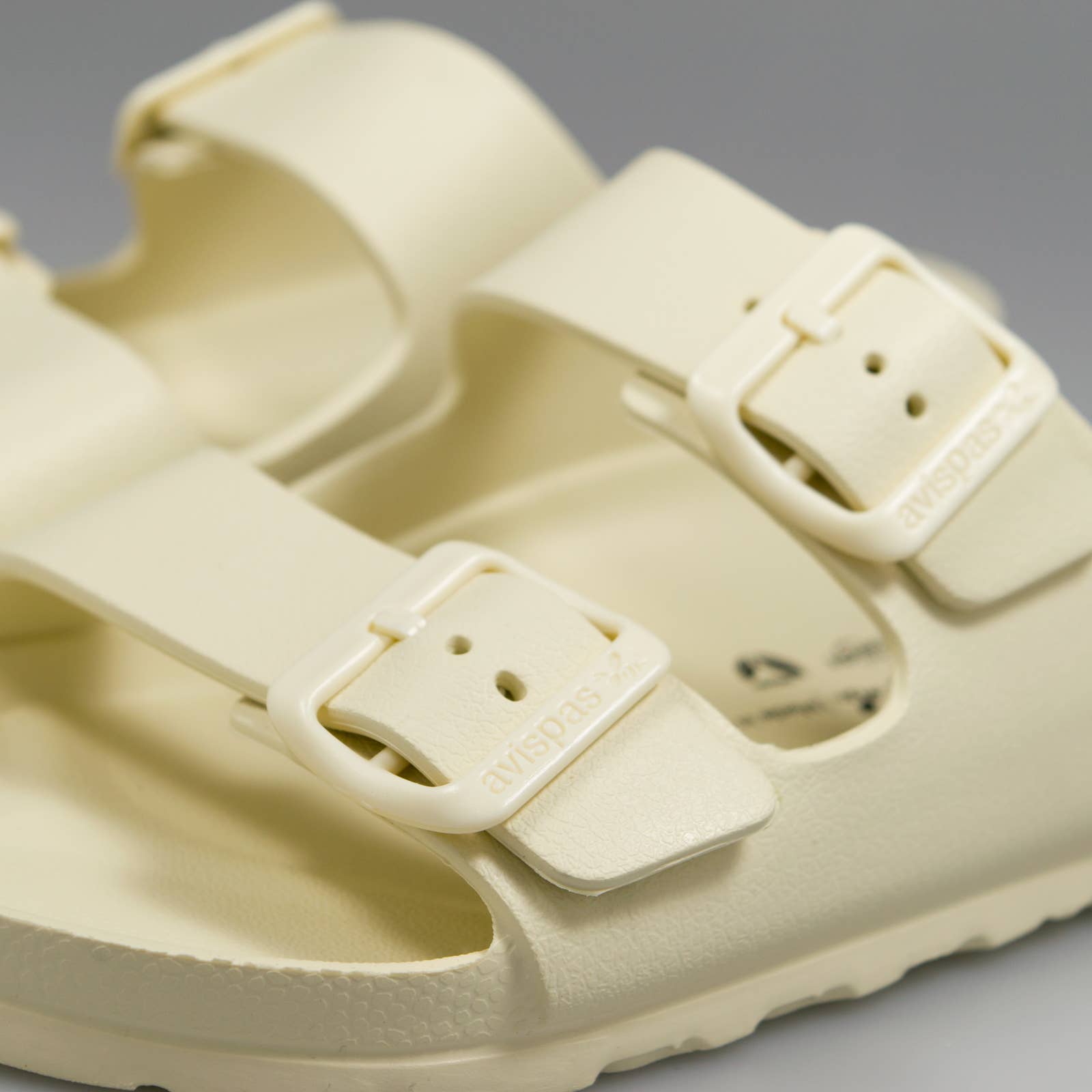 Avispas - Vente Sandales – femme - Nouvelle sandale Coachella à boucle en Bio EVA couleur blanc os4