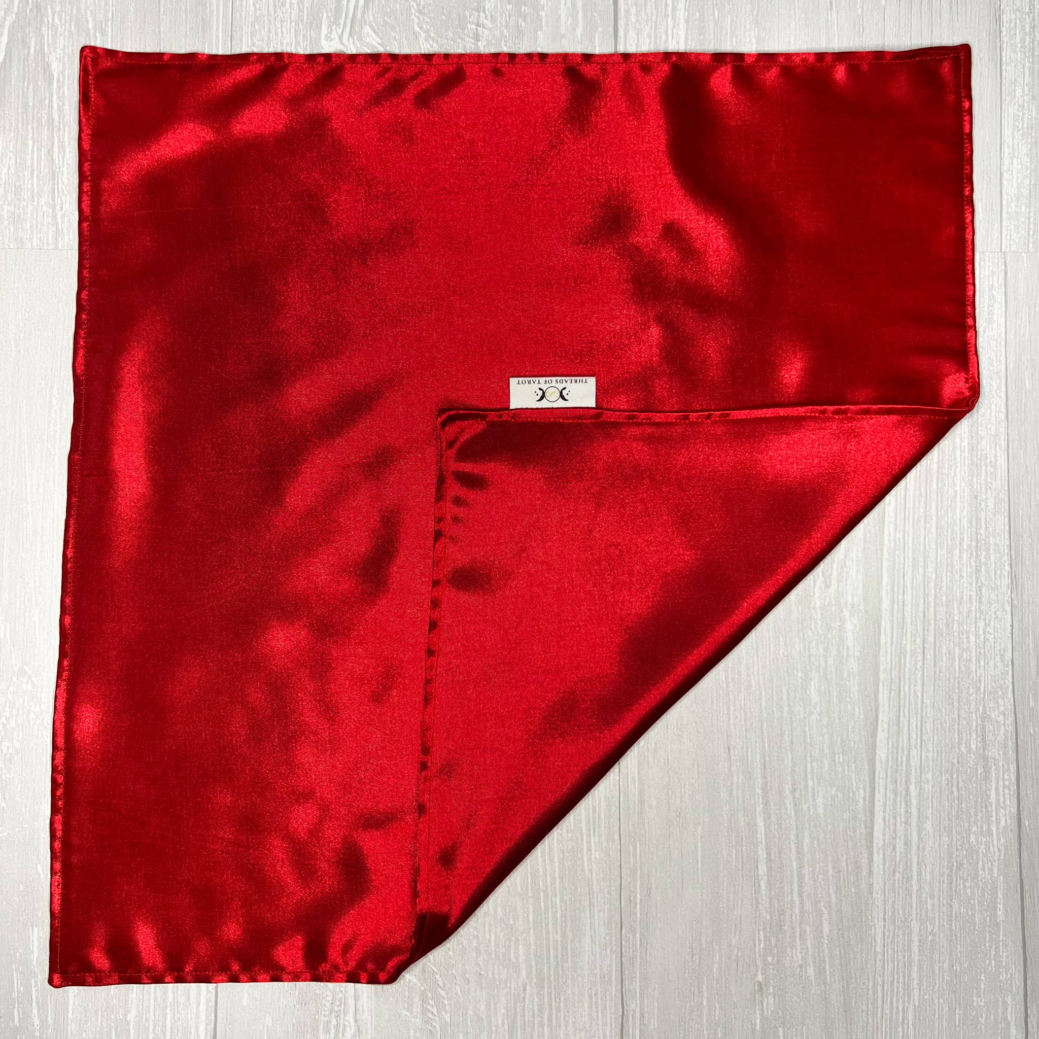 Threads of Tarot - Wholesale Tarot Cards - Red Satin Altar Cloth2