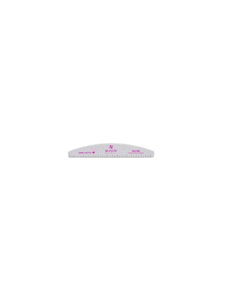 Nail File Moon With Ruler 100/180 Japanese Paper for wholesale by Purple Professional