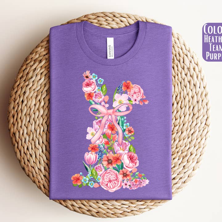 Konijnenhemd met bloemenprint - Paasshirt voor wholesale door The Shirt Company