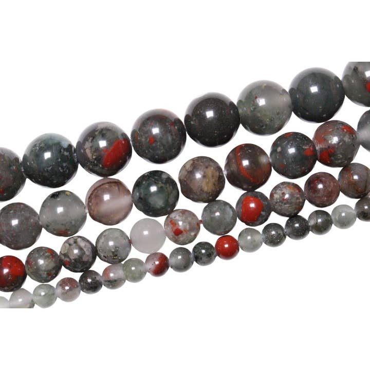 Heliotropic A Jasper bead wire for wholesale by Foliesbijoux