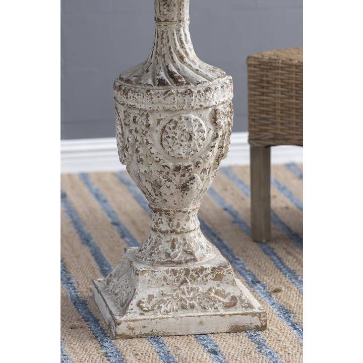 A&B Home Group Inc. - Wholesale Coffee Table - D30x31" Round Table - White/Brown3