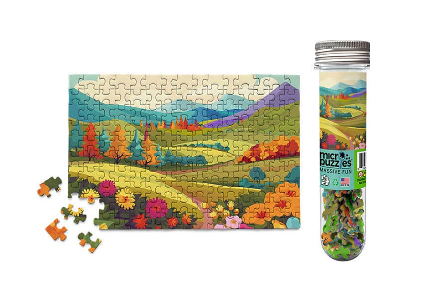 Micro Puzzles - Vente Puzzle – adulte - Cadeau de puzzle Mountain Meadows pour collègue
