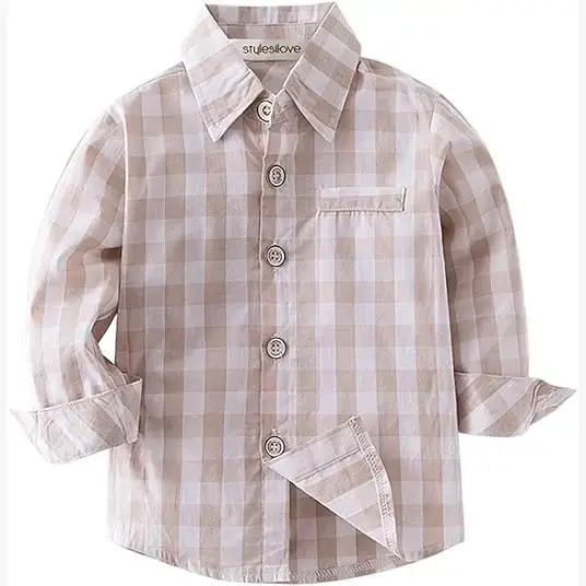 Fennco Styles - Wholesale Button Down Shirt - Kids - Baby Toddler Button-Down Shirt 0