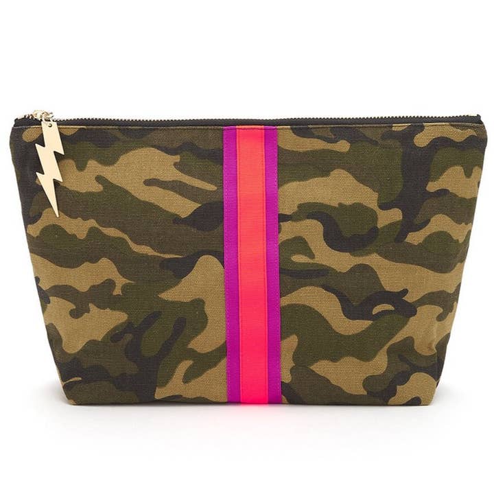 Cockatoo - Wholesale Makeup/Cosmetic Bag - Large Camo Bag