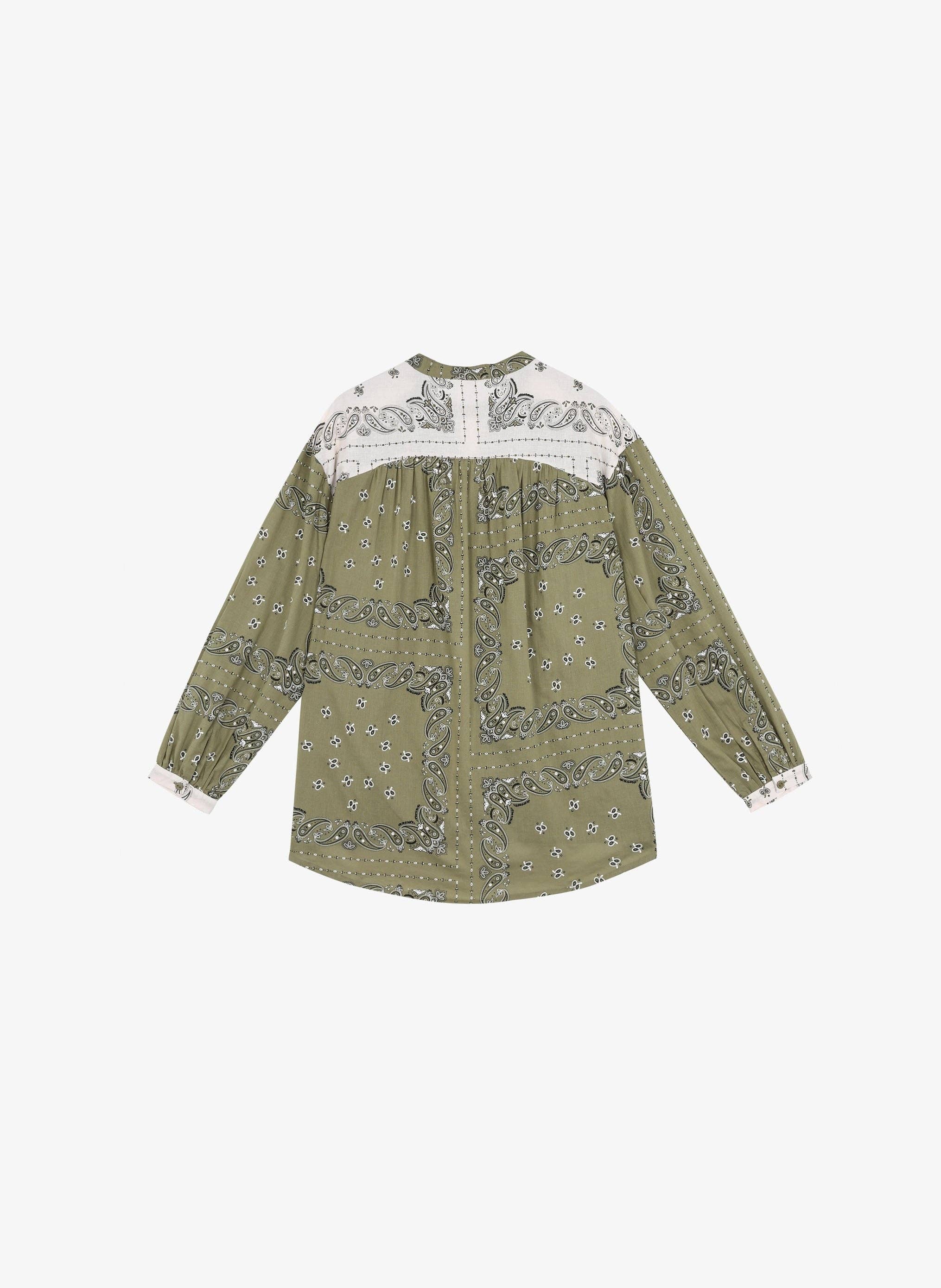 An'ge – wholesale Buttoned-down shirt – Women's – SOLINATA SHIRT flinto khaki5